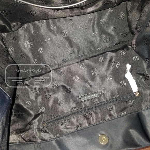 Ella Tote Nylon Black Tory Burch Brand New - Picture 7 of 7